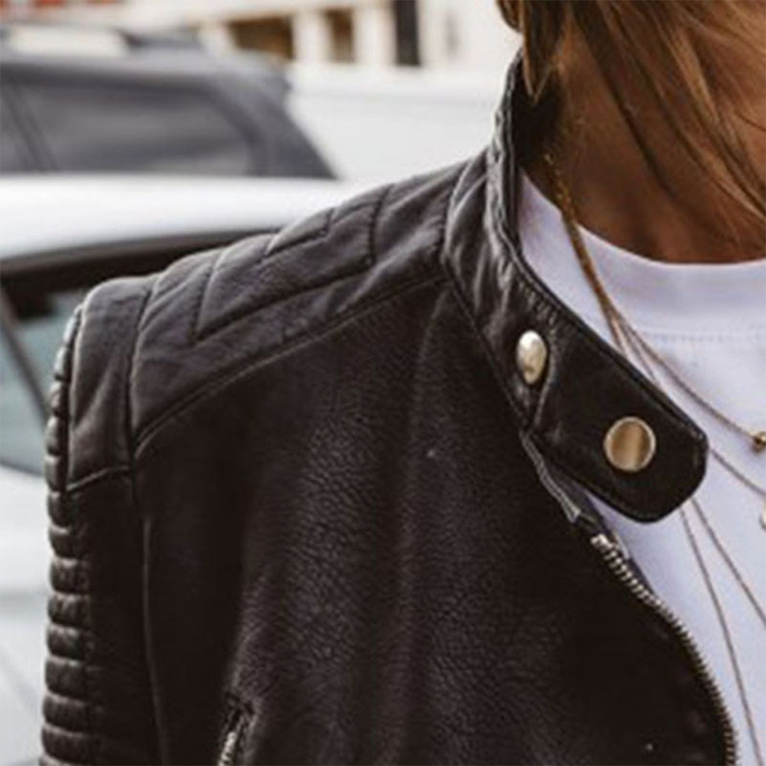Mune | Leather jacket for women with timeless charm