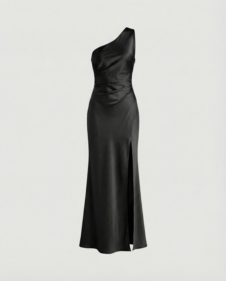 Elegant Satin Evening Dress Women