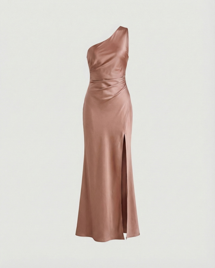 Elegant Satin Evening Dress Women