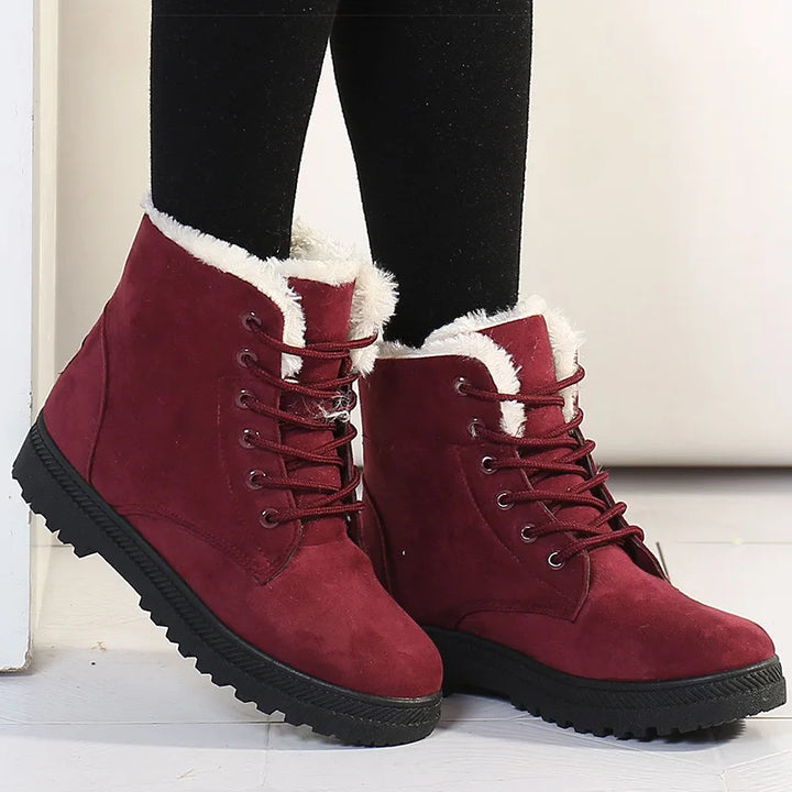 Mune | Winter boots - Warm ankle boots with soft padding, low heel and comfortable design