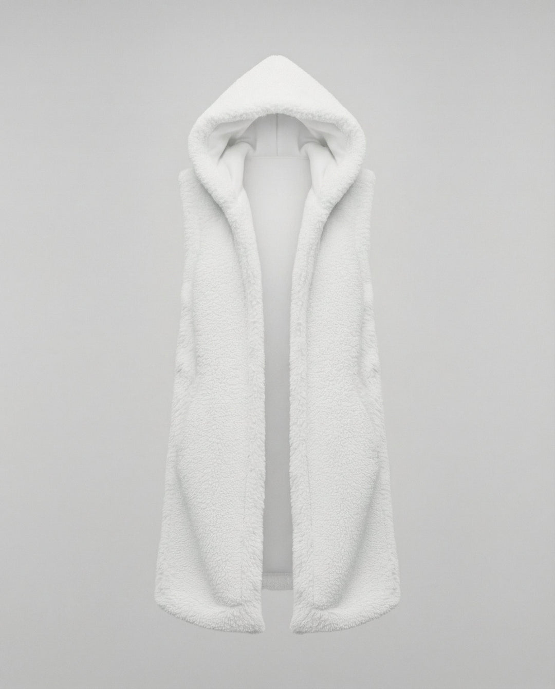 Cozy lambswool imitation vest ladies