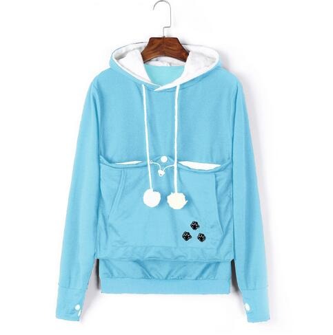 Mune | Practical Women's Hooded Sweatshirt with Pouch Pocket for Pets
