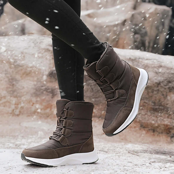 Mune | Combat Boots - Water-Repellent Mid-Calf with Velcro