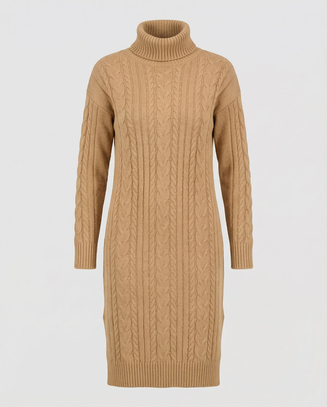 Elegant Warm Knitted Dress Winter