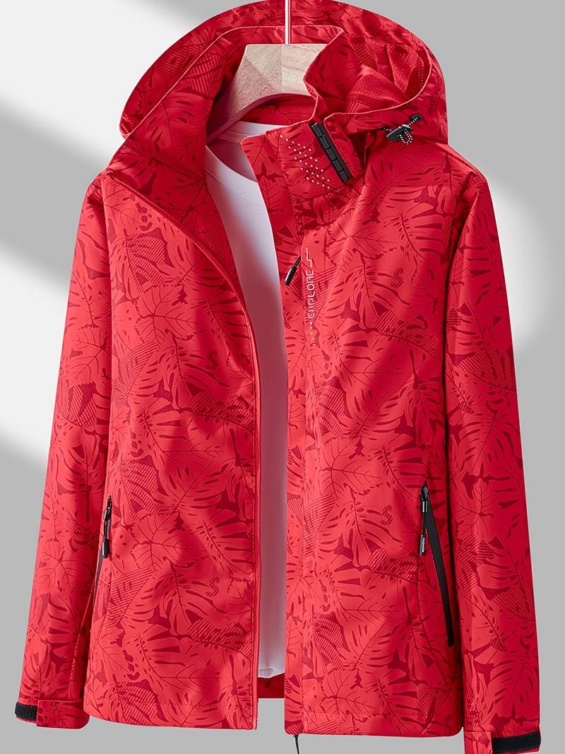 Mune | Women's Waterproof Rain Jacket with Hood and Windproof Zipper