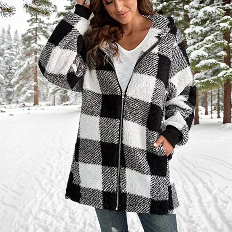 Mune | Jack Winter Patchwork - Long Jacket with Hood
