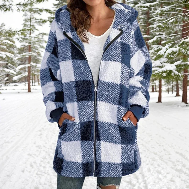 Mune | Jack Winter Patchwork - Long Jacket with Hood