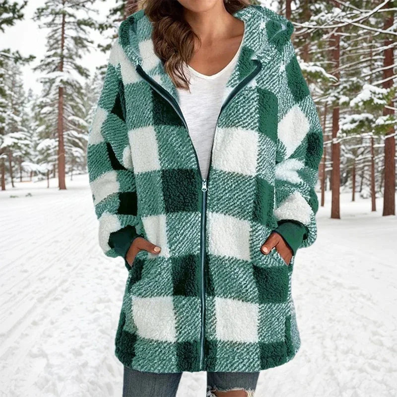 Mune | Jack Winter Patchwork - Long Jacket with Hood