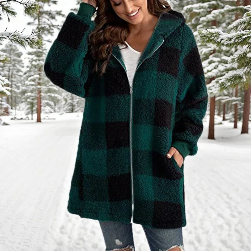 Mune | Jack Winter Patchwork - Long Jacket with Hood