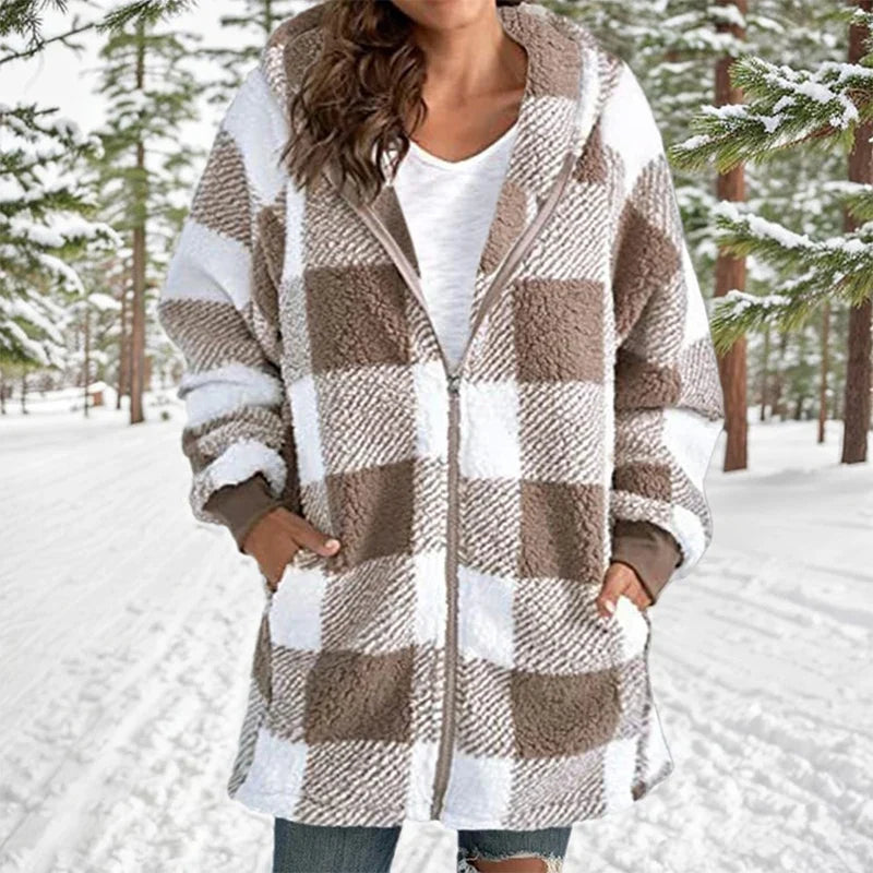Mune | Jack Winter Patchwork - Long Jacket with Hood