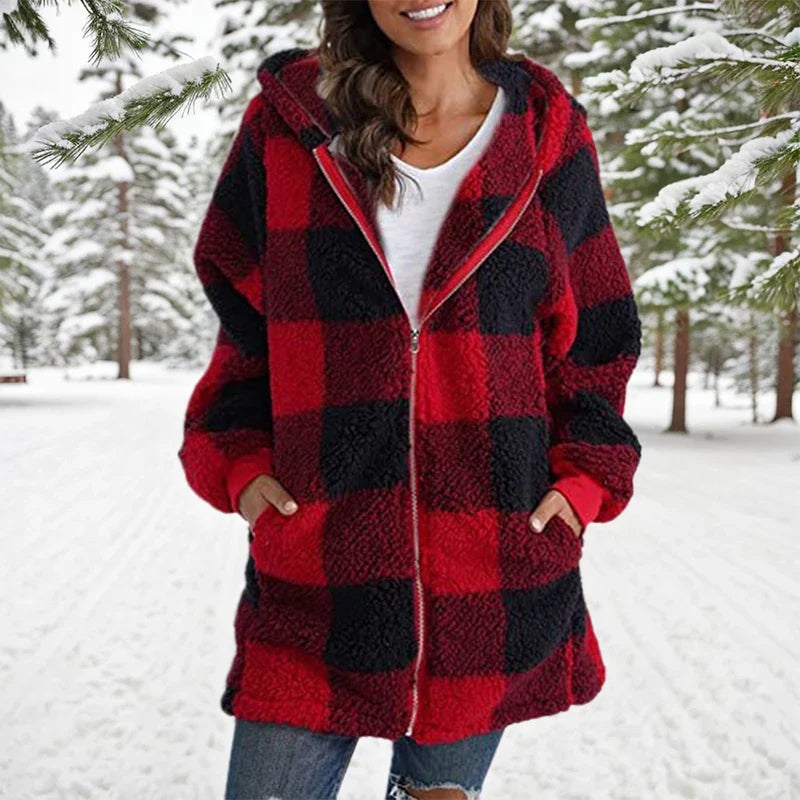Mune | Jack Winter Patchwork - Long Jacket with Hood