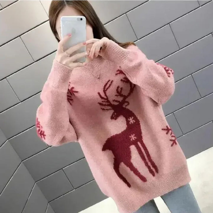 Mune | Christmas Sweater Reindeer Sweater for the Winter