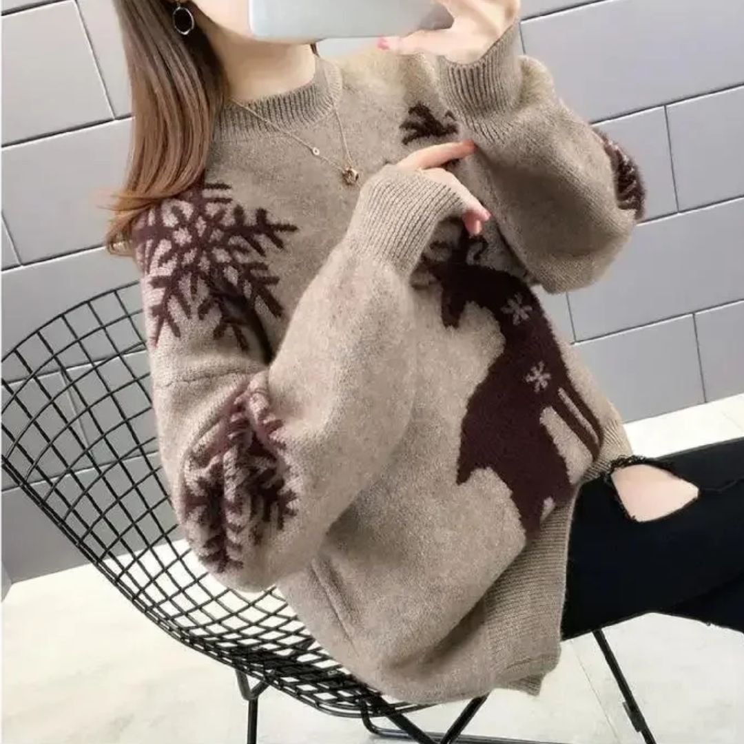 Mune | Christmas Sweater Reindeer Sweater for the Winter