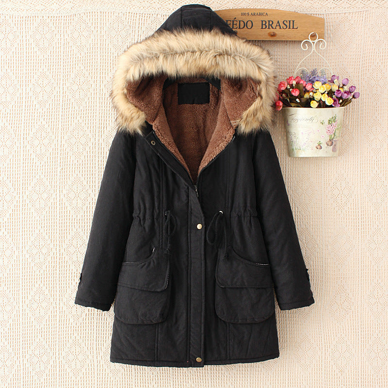 Mune | Women's parka winter jacket with sherpa lining and faux fur hood