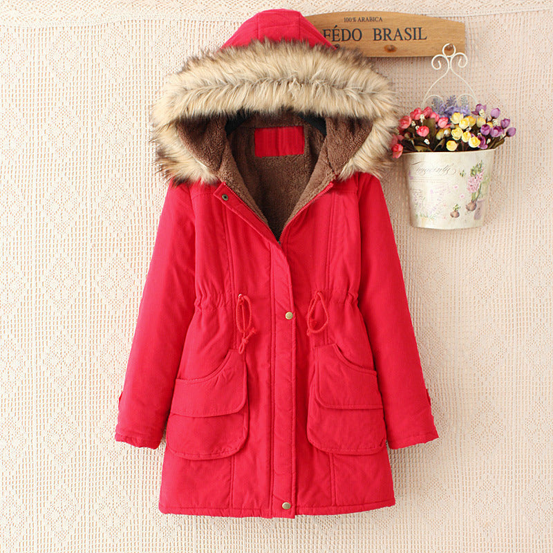 Mune | Women's parka winter jacket with sherpa lining and faux fur hood
