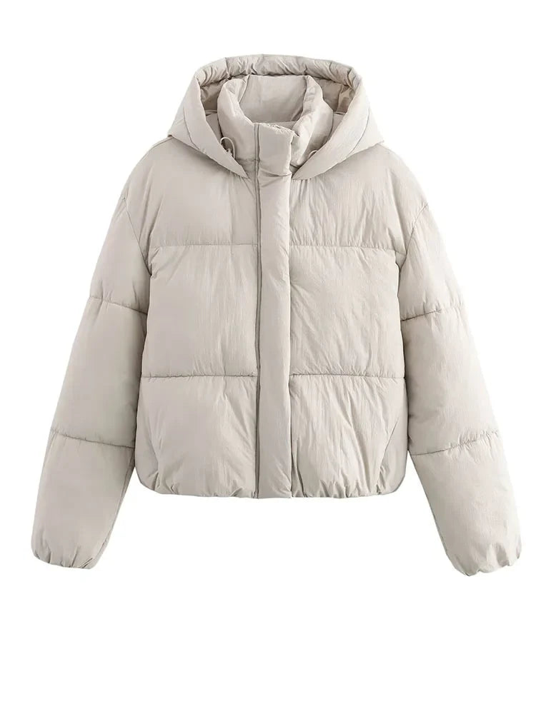 Mune | Women's Puffer Jacket with Hood and Thick Lining