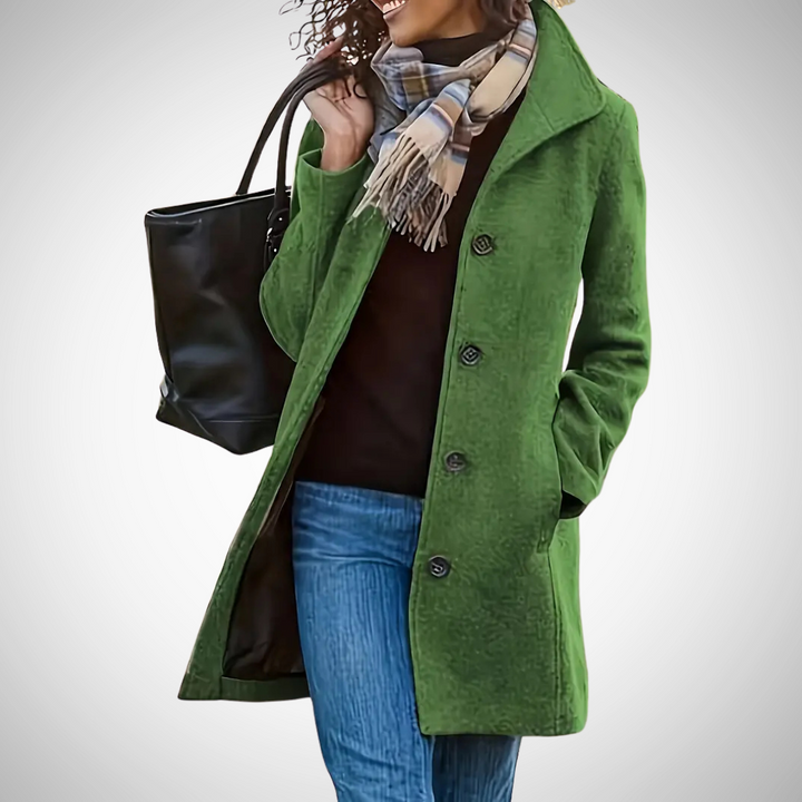 Mune | Women's winter jacket with tailored fit and button placket