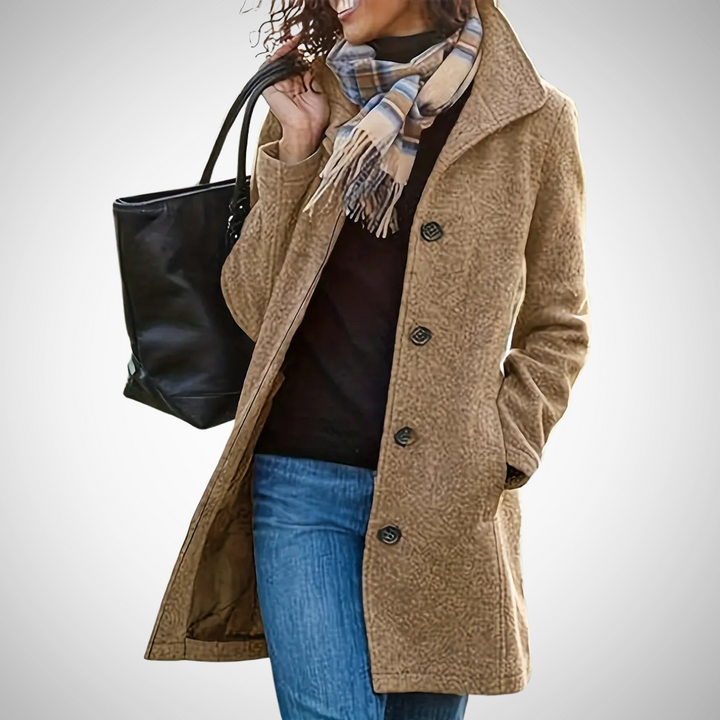 Mune | Women's winter jacket with tailored fit and button placket