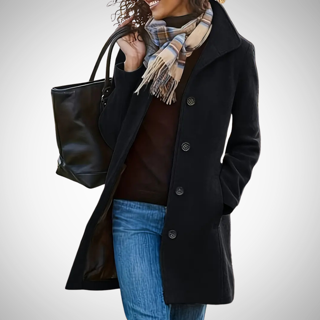 Mune | Women's winter jacket with tailored fit and button placket