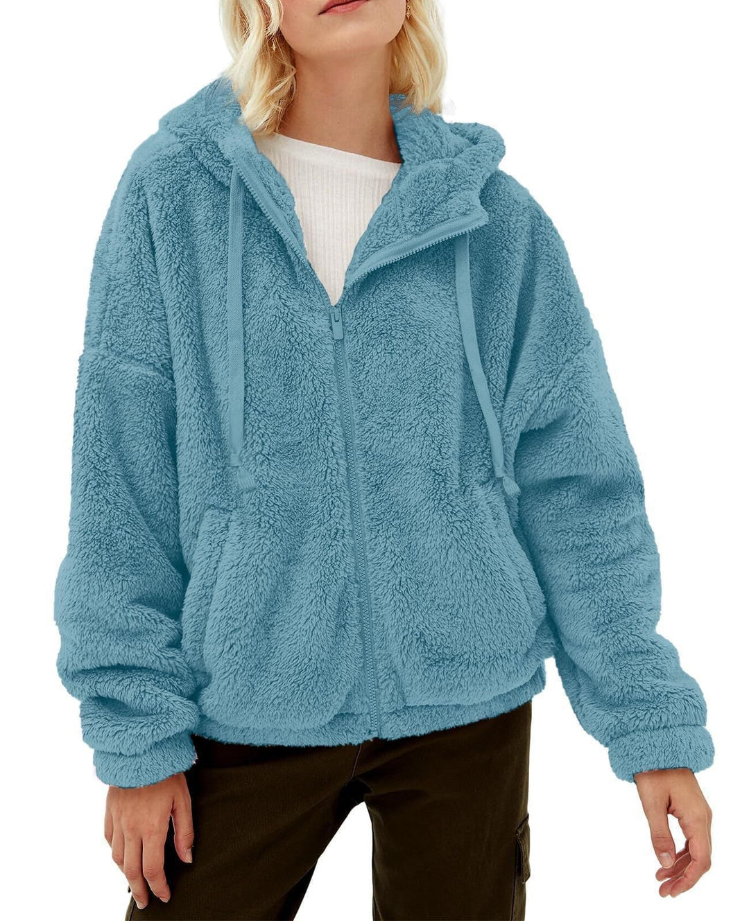 Mune | Women's Teddy Jacket with Warm Lining and Hood