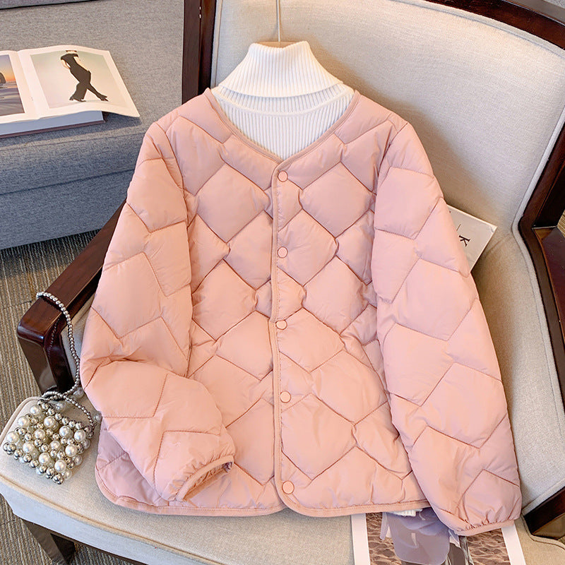Mune | Women's Lightweight Down Jacket with Long Sleeves and Snap Buttons