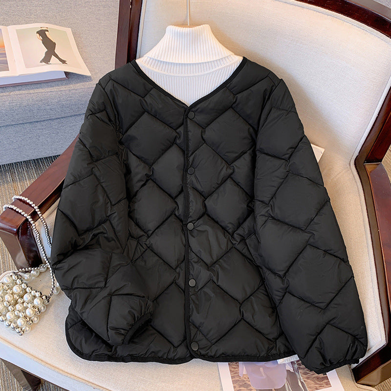 Mune | Women's Lightweight Down Jacket with Long Sleeves and Snap Buttons