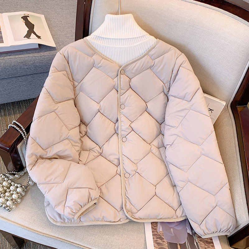 Mune | Women's Lightweight Down Jacket with Long Sleeves and Snap Buttons