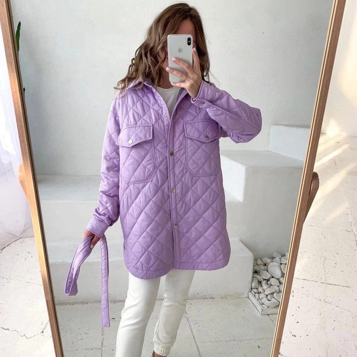 Mune | Women's Padded Winter Jacket with Long Sleeves and Press Studs