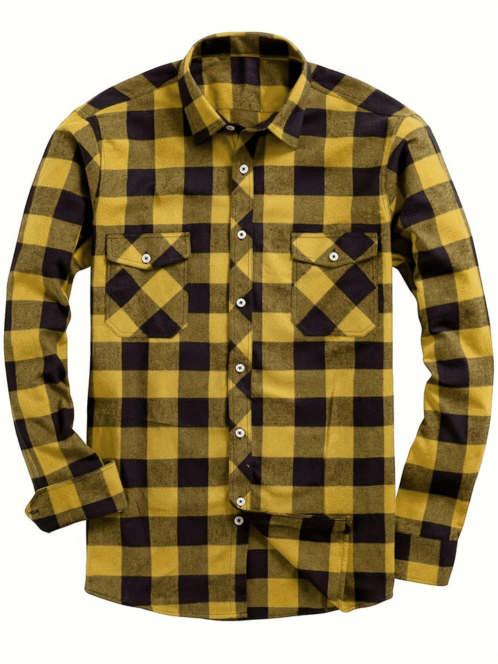 Mune | Casual Men's Shirt with Lumberjack Print