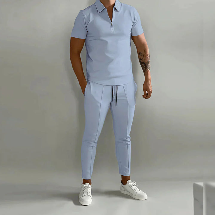 Mune | Elegant Men's Set Consisting Of Polo and Elegant Pants