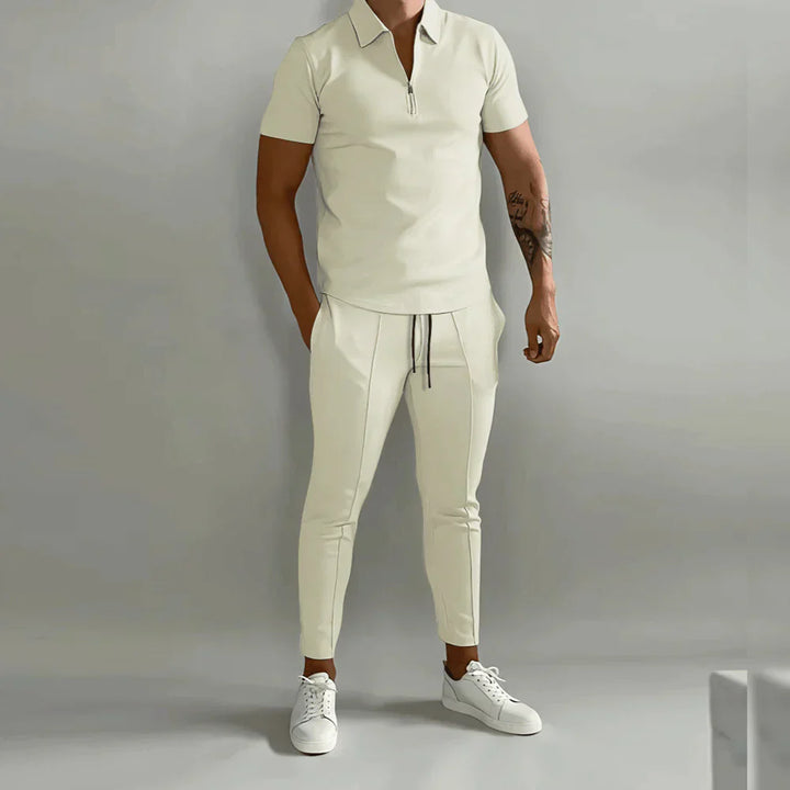 Mune | Elegant Men's Set Consisting Of Polo and Elegant Pants