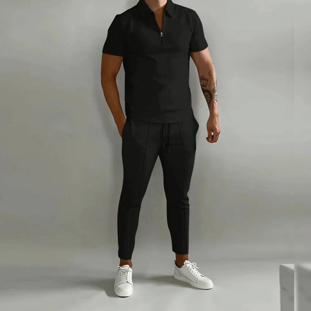 Mune | Elegant Men's Set Consisting Of Polo and Elegant Pants