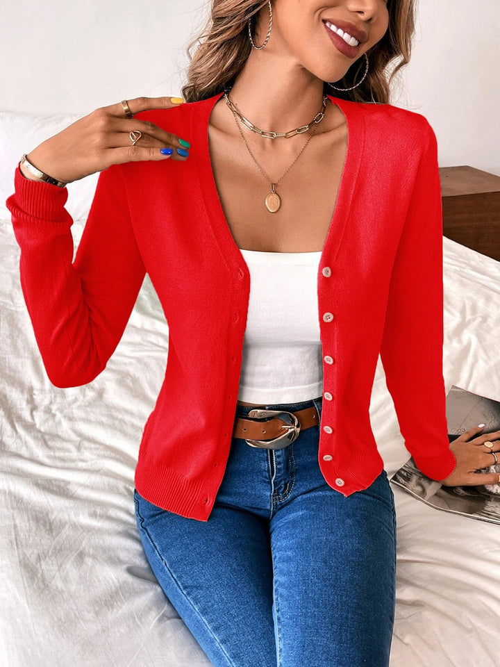 Mune | Women's leisure vest with buttons and long sleeves