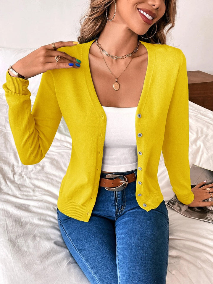 Mune | Women's leisure vest with buttons and long sleeves