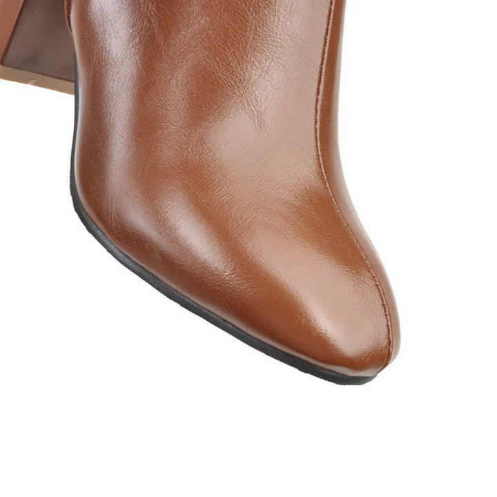 Mune | Heels Cozy with Zipper High-Quality Soft Boots Daisy