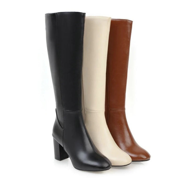 Mune | Heels Cozy with Zipper High-Quality Soft Boots Daisy