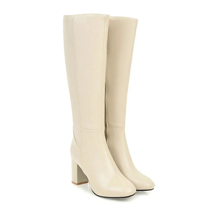 Mune | Heels Cozy with Zipper High-Quality Soft Boots Daisy