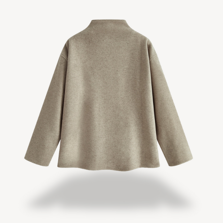 Mune | Women's Double-breasted Wool Coat with Modern Cut