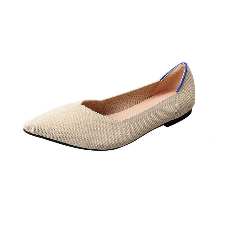 Beige ballerina comfort shoes Mune Fashion