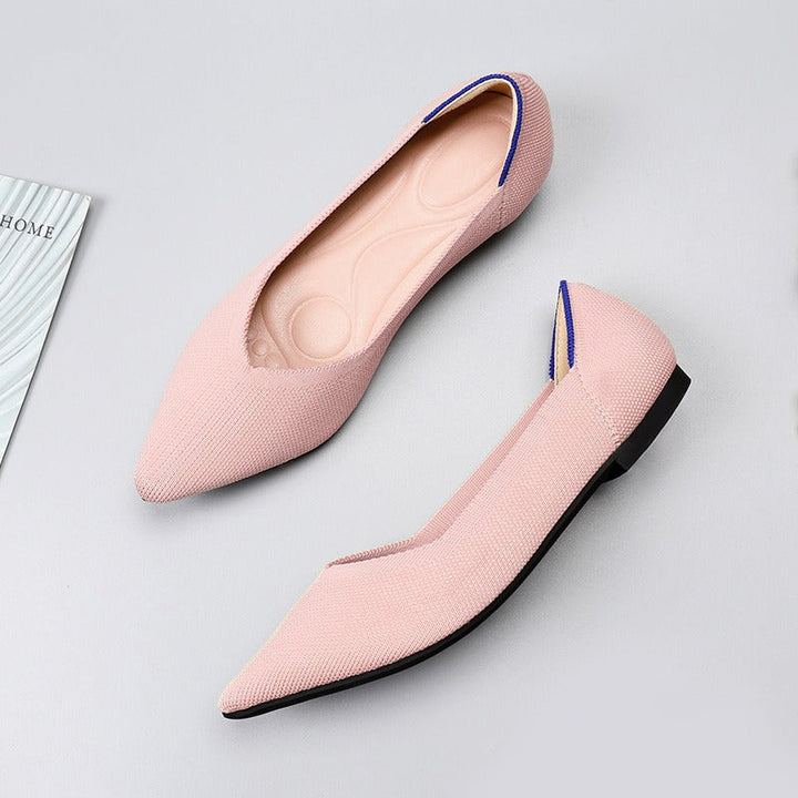 Beige ballerina comfort shoes Mune Fashion
