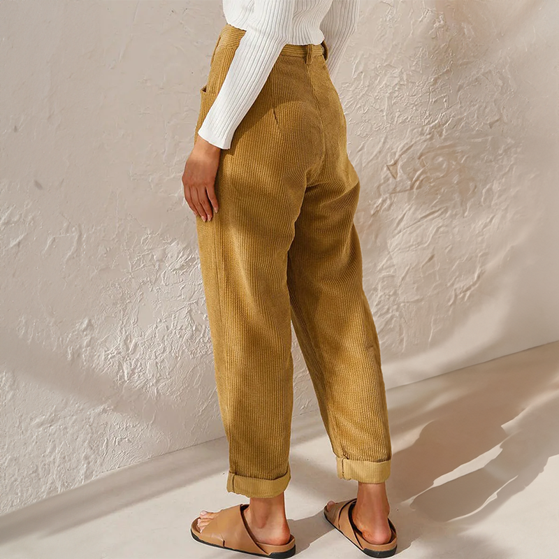 Mune Fashion | Casual Corduroy Pants for Women