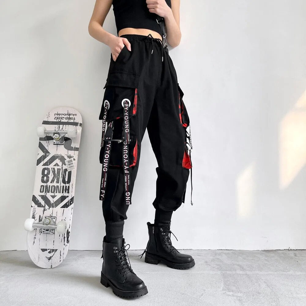 Mune | High Waist Cargo Pants With Pockets For Women