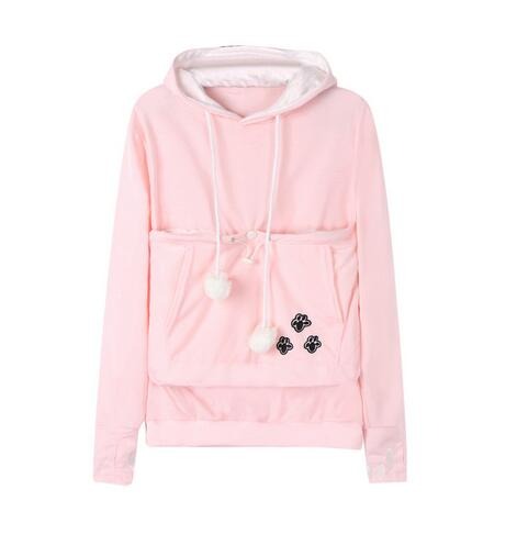 Mune | Practical Women's Hooded Sweatshirt with Pouch Pocket for Pets