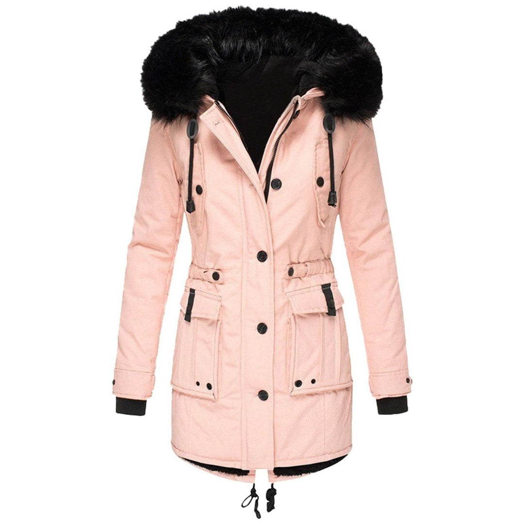 Mune | Elegant Winter Parka with Faux Fur Hood