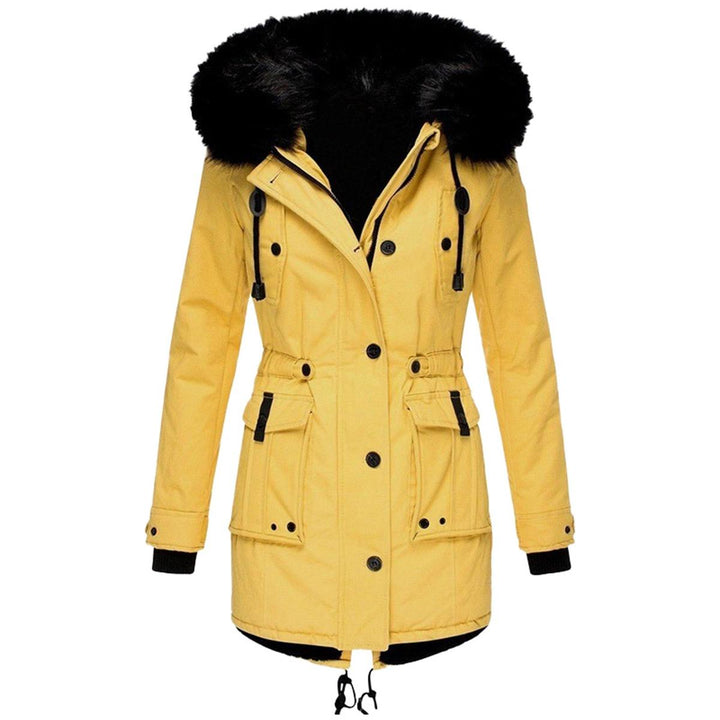 Mune | Elegant Winter Parka with Faux Fur Hood