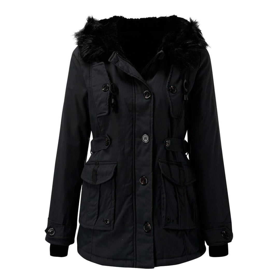 Mune | Elegant Winter Parka with Faux Fur Hood