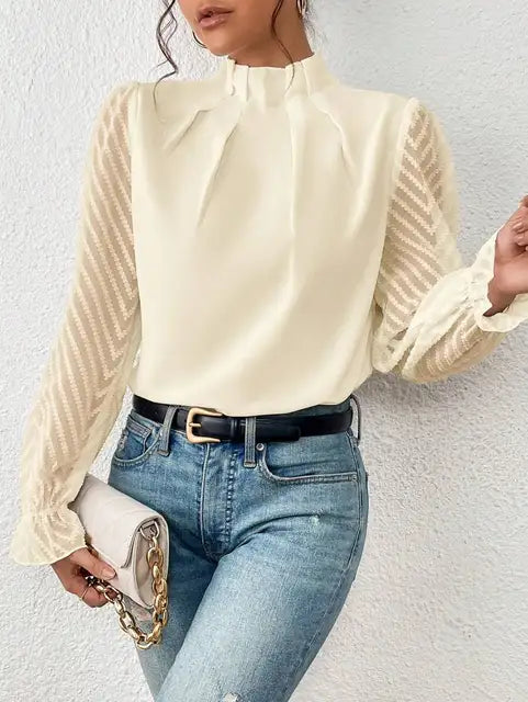 Mune | Elegant Long Sleeve Blouse