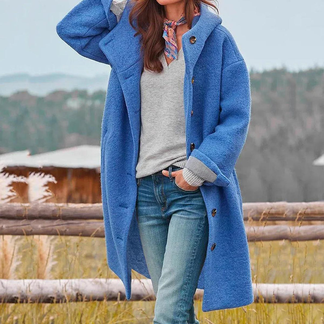 Mune | Elegant Women's Windproof Hooded Coat