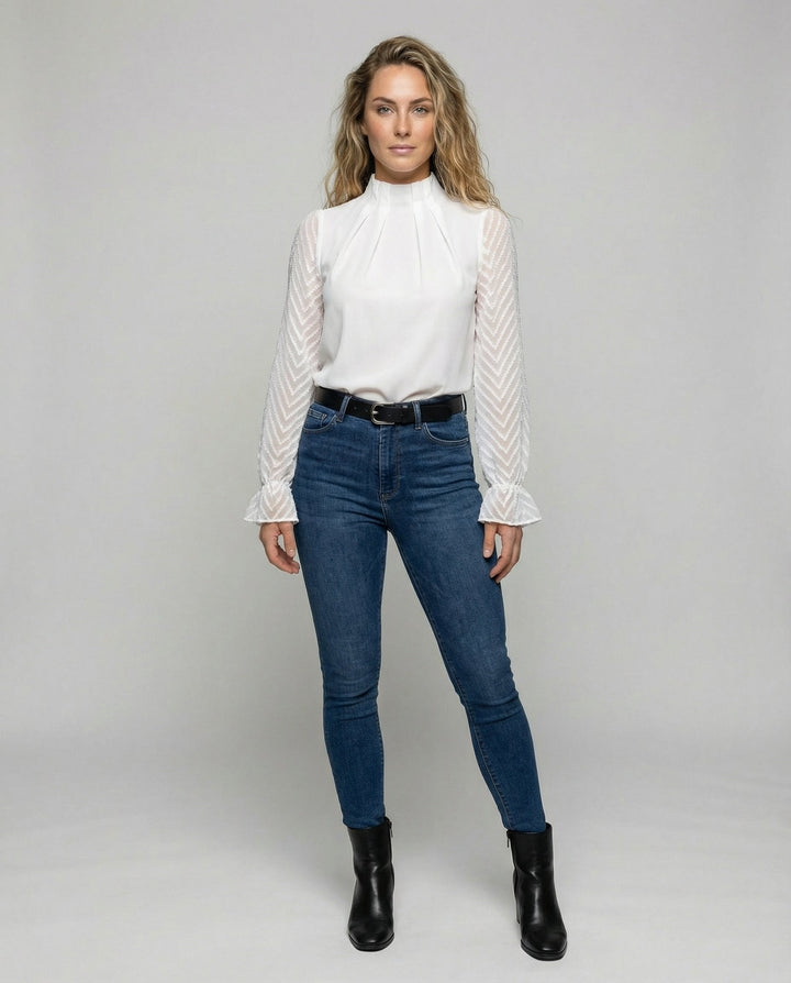 Elegant Long Sleeve Top Women