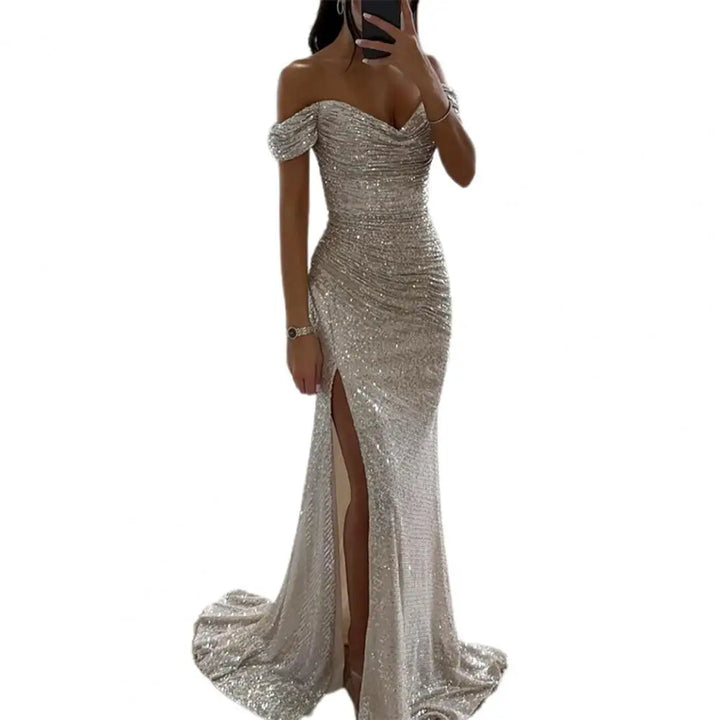 Mune | Elegant evening dress with V-neck